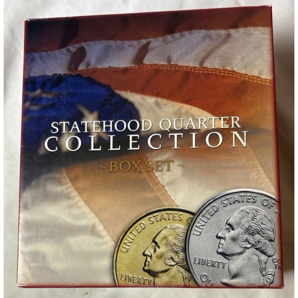 Statehood Quarter Collection Box Set 1999-2003 Commemorative D, P, and Gold (18c